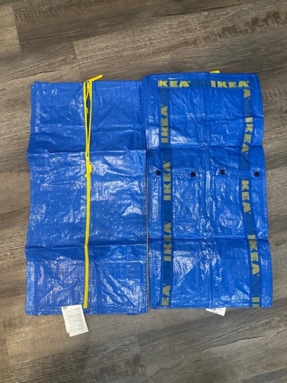 Lot of 2 IKEA FRAKTA Zippered Large Storage Bag For Cart or Backpack NWT - Picture 2 of 9